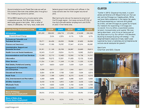 Chicago Loop Economic Study 2013 page 5