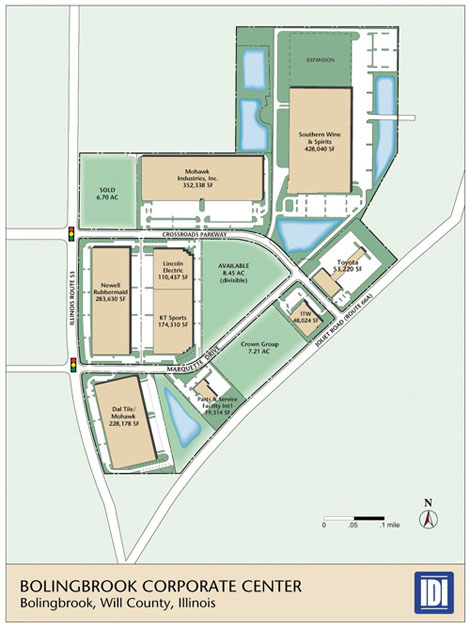 Bolingbrook Corporate Center Park Plan, Bolingbrook, Illinois