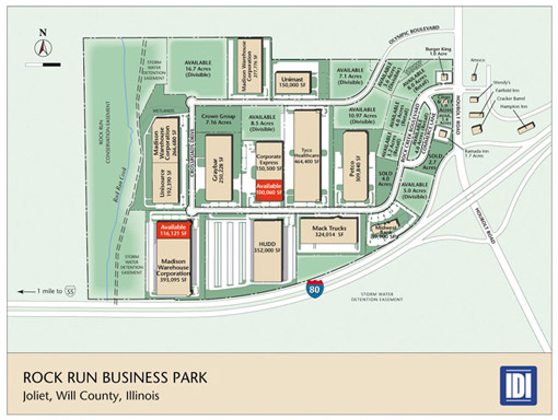 Rock Run Business Park Plan, Joliet, Illinois