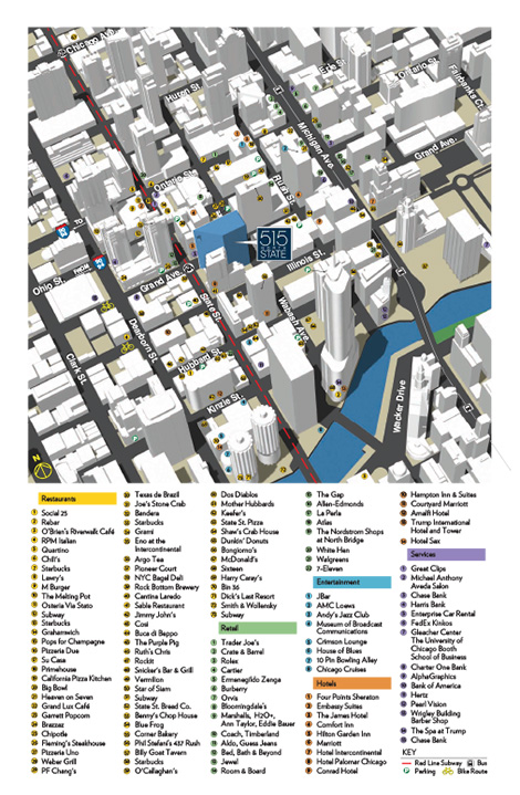 map using 3d model