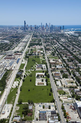 photo of the former site of Robert Taylor Homes
